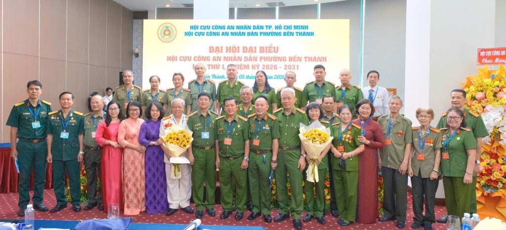 TP.HCM: Thành lập Hội Cựu CAND phường Bến Thành, nhiệm kỳ 2026 - 2031