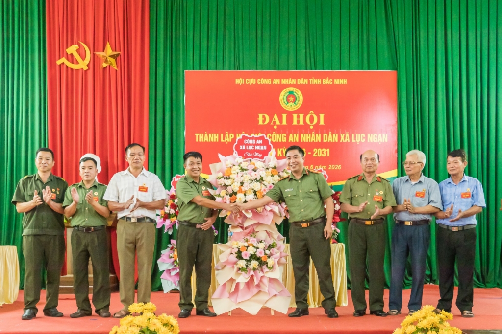 Bắc Ninh: Thành lập Hội Cựu CAND xã Lục Ngạn, nhiệm kỳ 2026 - 2031