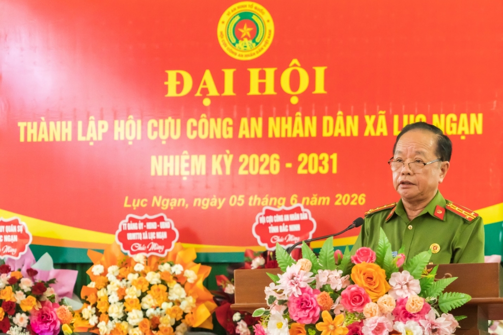Bắc Ninh: Thành lập Hội Cựu CAND xã Lục Ngạn, nhiệm kỳ 2026 - 2031