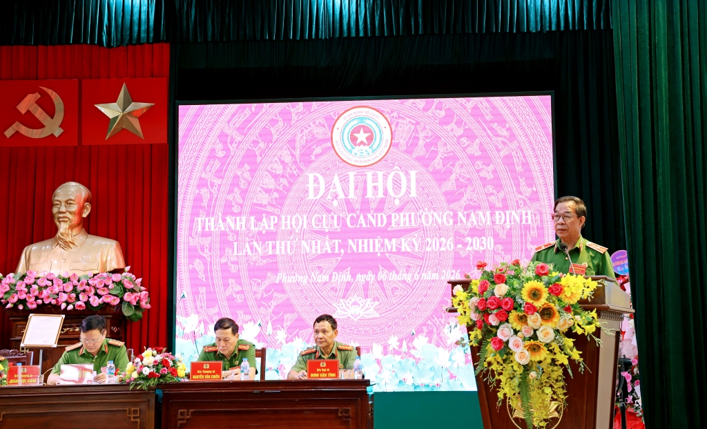 Ninh Bình: Thành lập Hội Cựu CAND phường Nam Định, nhiệm kỳ 2026   2030