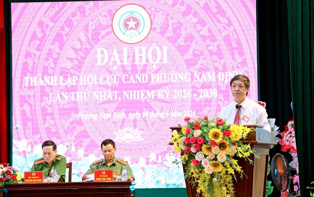 Ninh Bình: Thành lập Hội Cựu CAND phường Nam Định, nhiệm kỳ 2026 - 2030 Ninh Bình: Thành lập Hội Cựu CAND phường Nam Định, nhiệm kỳ 2026 - 2030