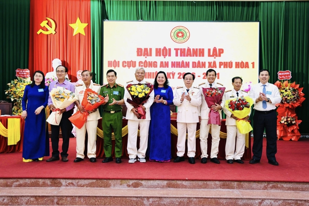 Đắk Lắk: Thành lập Hội Cựu CAND xã Phú Hòa 1, nhiệm kỳ 2026 - 2031
