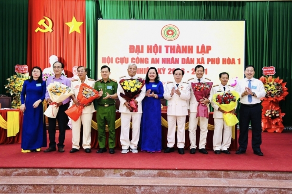 Đắk Lắk: Thành lập Hội Cựu CAND xã Phú Hòa 1, nhiệm kỳ 2026 - 2031