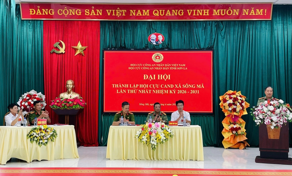 Sơn La: Thành lập Hội Cựu CAND xã Sông Mã, nhiệm kỳ 2026 - 2031