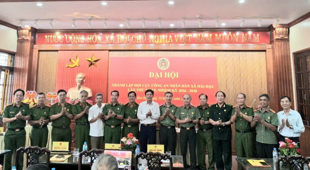 Ninh Bình: Thành lập Hội Cựu CAND xã Hải Hậu, nhiệm kỳ 2026 - 2030