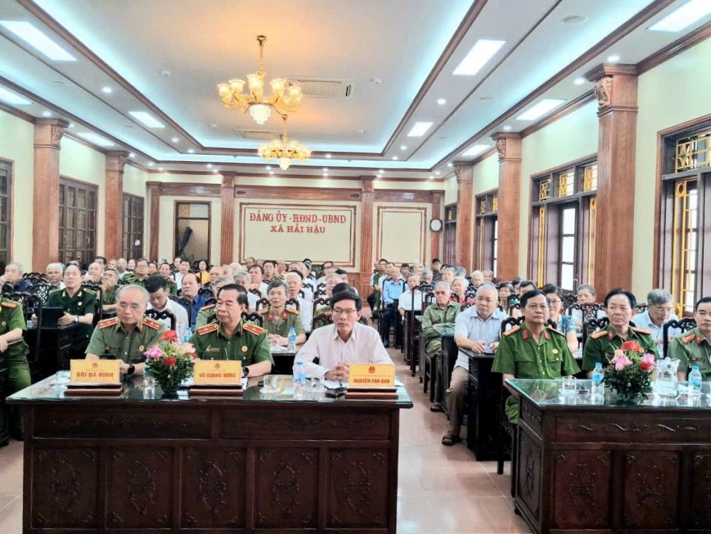 Ninh Bình: Thành lập Hội Cựu CAND xã Hải Hậu, nhiệm kỳ 2026 - 2030