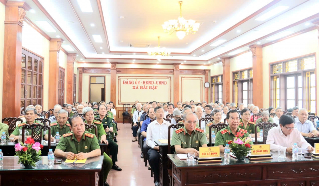 Ninh Bình: Thành lập Hội Cựu CAND xã Hải Hậu, nhiệm kỳ 2026 - 2030