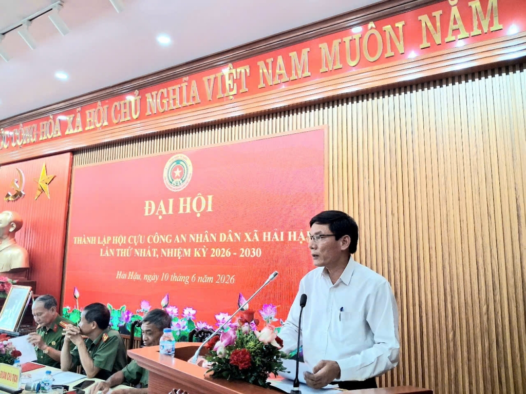 Ninh Bình: Thành lập Hội Cựu CAND xã Hải Hậu, nhiệm kỳ 2026 - 2030