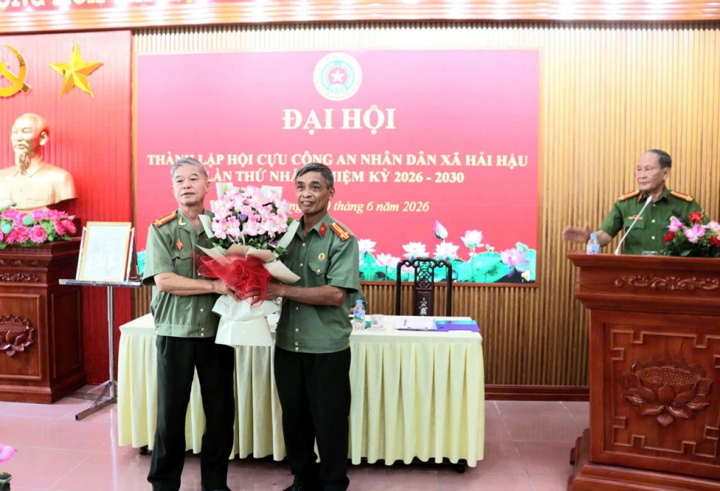 Ninh Bình: Thành lập Hội Cựu CAND xã Hải Hậu, nhiệm kỳ 2026   2030