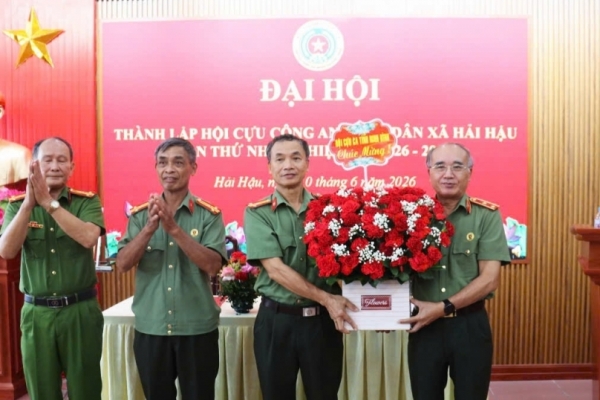 Ninh Bình: Thành lập Hội Cựu CAND xã Hải Hậu, nhiệm kỳ 2026 - 2030