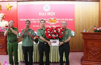 Ninh Bình: Thành lập Hội Cựu CAND xã Hải Hậu, nhiệm kỳ 2026 - 2030