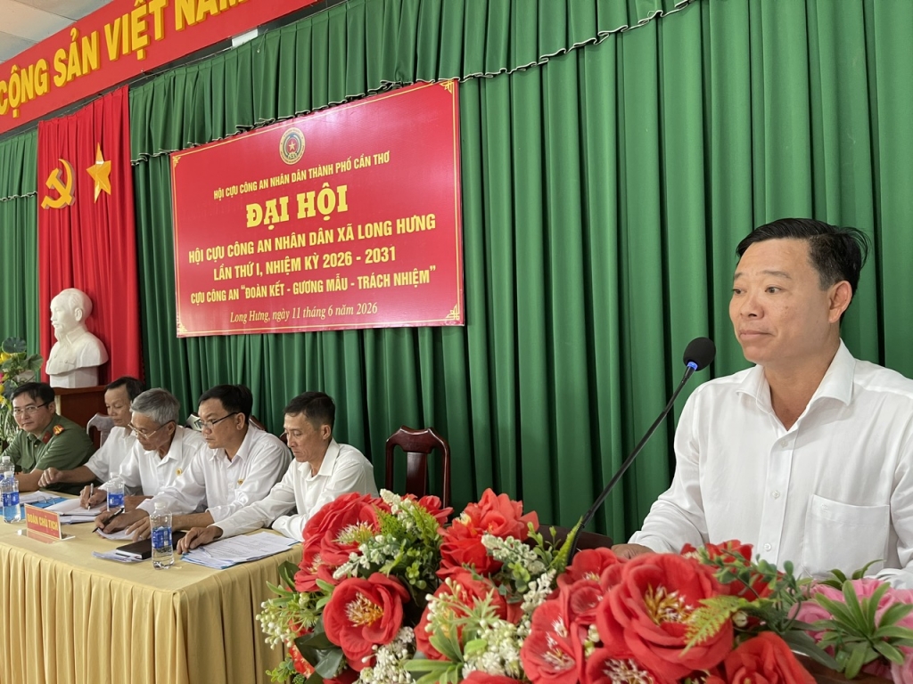 Cần Thơ: Thành lập Hội Cựu CAND xã Long Hưng, nhiệm kỳ 2026 - 2031