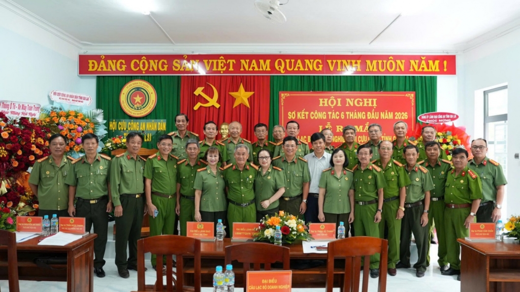 Hội Cựu CAND tỉnh Gia Lai sơ kết hoạt động 6 tháng đầu năm 2026 và triển khai nhiệm vụ mới