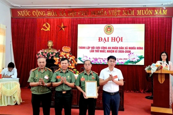 Ninh Bình: Thành lập Hội Cựu CAND xã Nghĩa Hưng, nhiệm kỳ 2026 - 2030