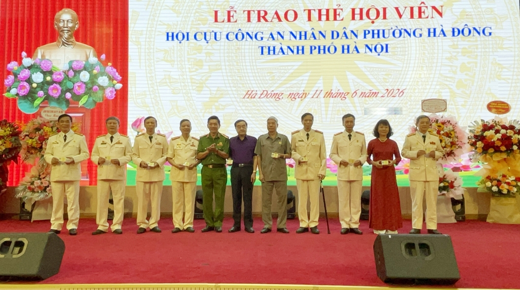 Hà Nội: Thành lập Hội Cựu CAND phường Hà Đông, nhiệm kỳ 2026   2031