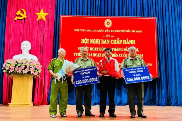 Hội Cựu CAND TP.HCM: Xây dựng tổ chức Hội vững mạnh, tích cực tham gia đảm bảo ANTT