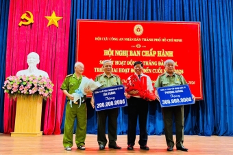 Hội Cựu CAND TP.HCM: Xây dựng tổ chức Hội vững mạnh, tích cực tham gia đảm bảo ANTT