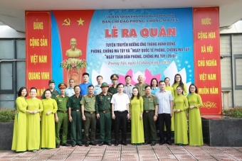 Hành động vì một cộng đồng sạch ma túy: Phường Dương Nội, Hà Nội ra quân “Tháng hành động năm 2026”