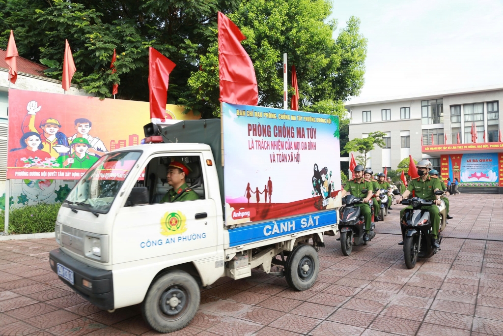 Hành động vì một cộng đồng sạch ma túy: Phường Dương Nội, Hà Nội ra quân “Tháng hành động năm 2026”