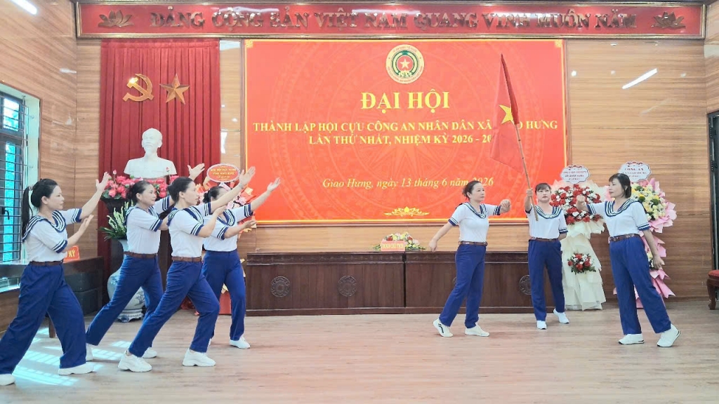 Ninh Bình: Thành lập Hội Cựu CAND xã Giao Hưng, nhiệm kỳ 2026 - 2030