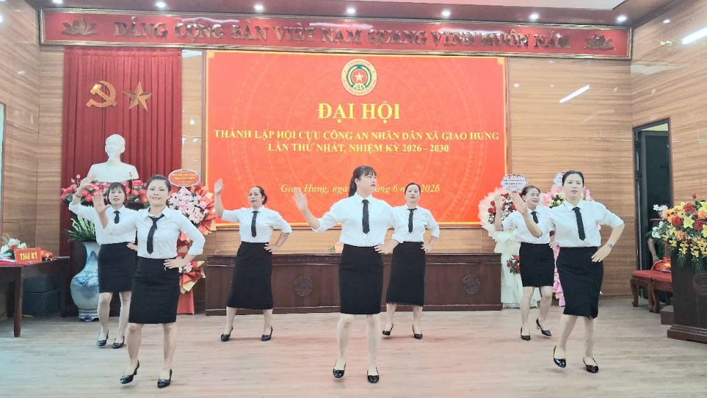 Ninh Bình: Thành lập Hội Cựu CAND xã Giao Hưng, nhiệm kỳ 2026 - 2030