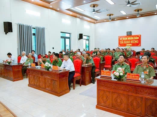 Ninh Bình: Thành lập Hội Cựu CAND xã Giao Hưng, nhiệm kỳ 2026 - 2030