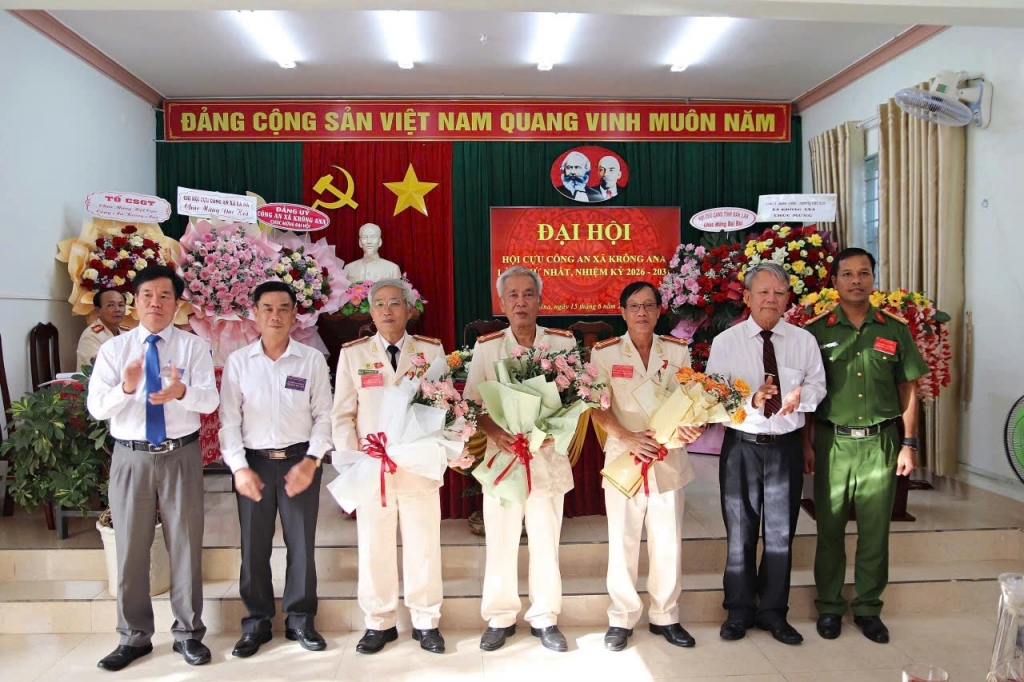 Đắk Lắk: Thành lập Hội Cựu CAND xã Krông Ana, nhiệm kỳ 2026 - 2031