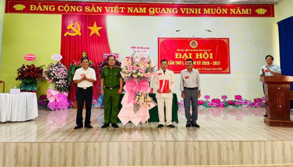 Đắk Lắk: Thành lập Hội Cựu CAND xã Ea Wy, nhiệm kỳ 2026 - 2031