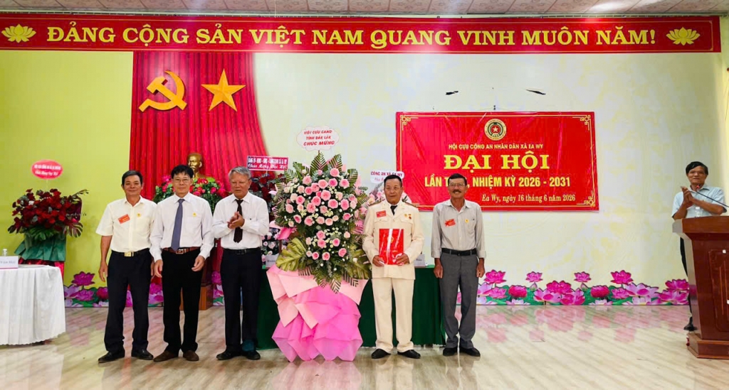 Đắk Lắk: Thành lập Hội Cựu CAND xã Ea Wy, nhiệm kỳ 2026 - 2031