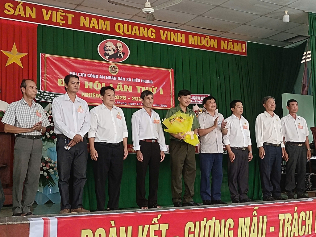 Vĩnh Long: Thành lập Hội Cựu CAND xã Hiếu Phụng, nhiệm kỳ 2026 - 2031