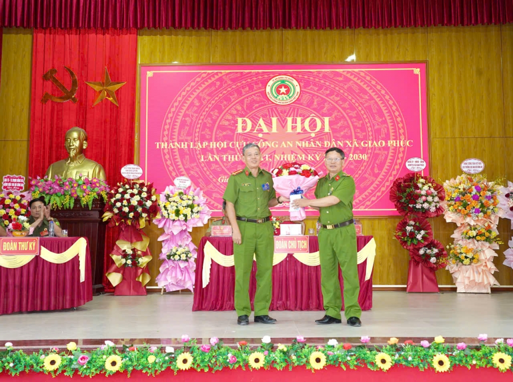 Ninh Bình: Thành lập Hội Cựu CAND xã Giao Phúc, nhiệm kỳ 2026 - 2030