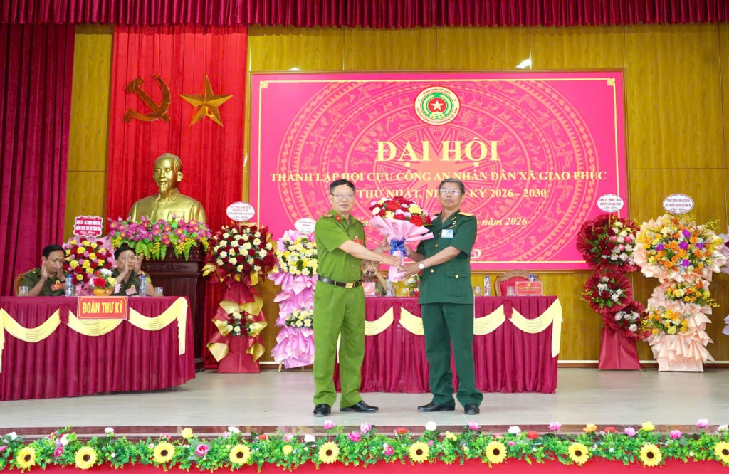 Ninh Bình: Thành lập Hội Cựu CAND xã Giao Phúc, nhiệm kỳ 2026 - 2030