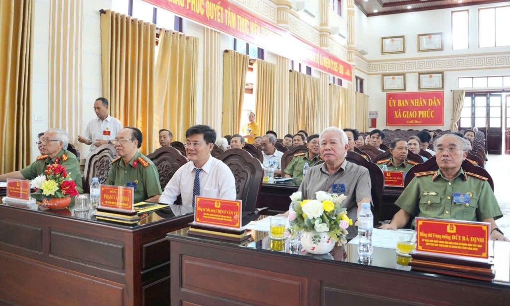 Ninh Bình: Thành lập Hội Cựu CAND xã Giao Phúc, nhiệm kỳ 2026 - 2030
