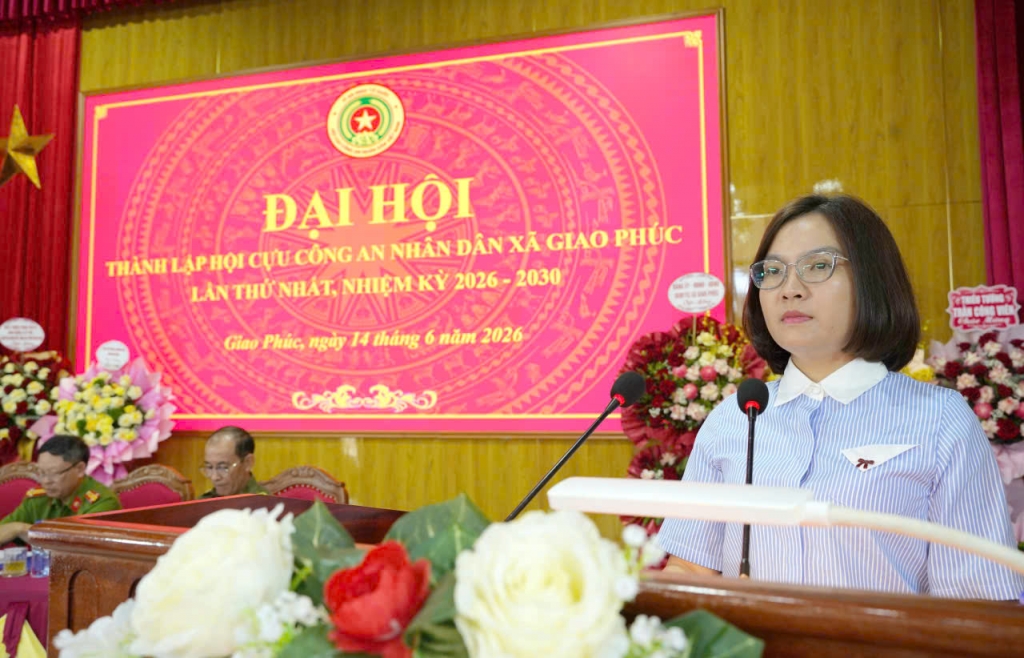Ninh Bình: Thành lập Hội Cựu CAND xã Giao Phúc, nhiệm kỳ 2026 - 2030