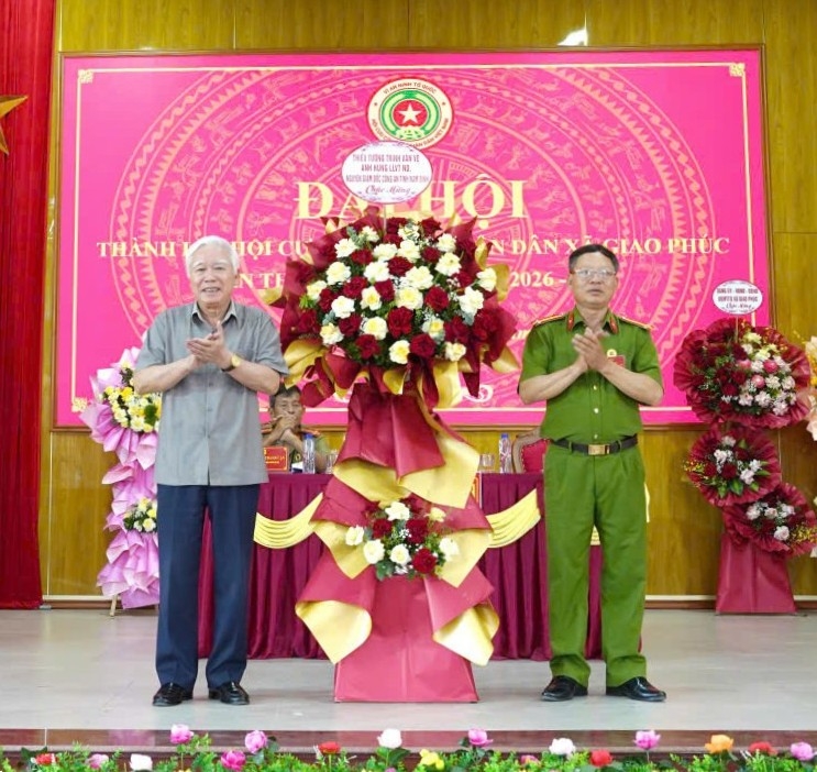 Ninh Bình: Thành lập Hội Cựu CAND xã Giao Phúc, nhiệm kỳ 2026 - 2030