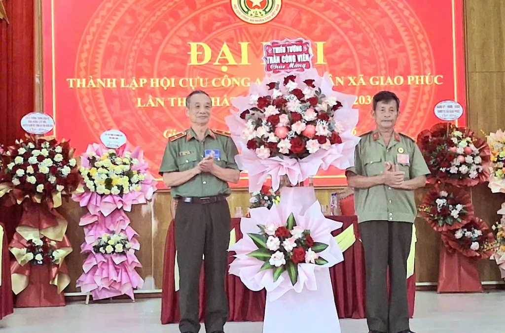 Ninh Bình: Thành lập Hội Cựu CAND xã Giao Phúc, nhiệm kỳ 2026 - 2030