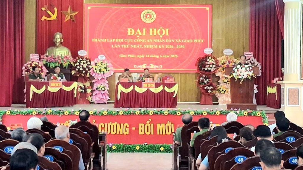 Ninh Bình: Thành lập Hội Cựu CAND xã Giao Phúc, nhiệm kỳ 2026 - 2030