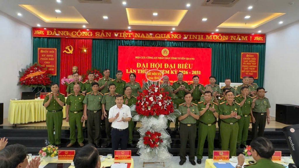 Hội Cựu CAND tỉnh Tuyên Quang tổ chức Đại hội đại biểu lần thứ I, nhiệm kỳ 2026 - 2031