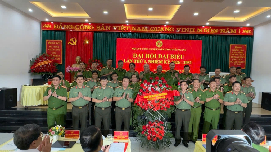 Hội Cựu CAND tỉnh Tuyên Quang tổ chức Đại hội đại biểu lần thứ I, nhiệm kỳ 2026 - 2031
