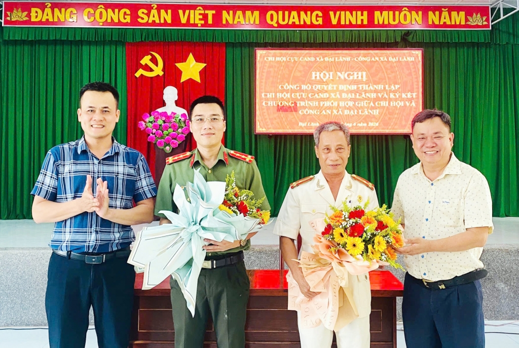 Khánh Hòa: Thành lập Chi hội Cựu CAND xã Đại Lãnh
