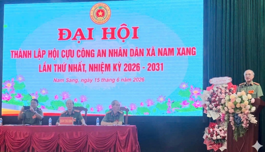 Ninh Bình: Thành lập Hội Cựu CAND xã Nam Xang, nhiệm kỳ 2026 - 2031
