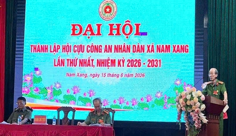 Ninh Bình: Thành lập Hội Cựu CAND xã Nam Xang, nhiệm kỳ 2026 - 2031