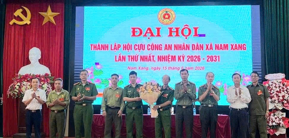 Ninh Bình: Thành lập Hội Cựu CAND xã Nam Xang, nhiệm kỳ 2026 - 2031