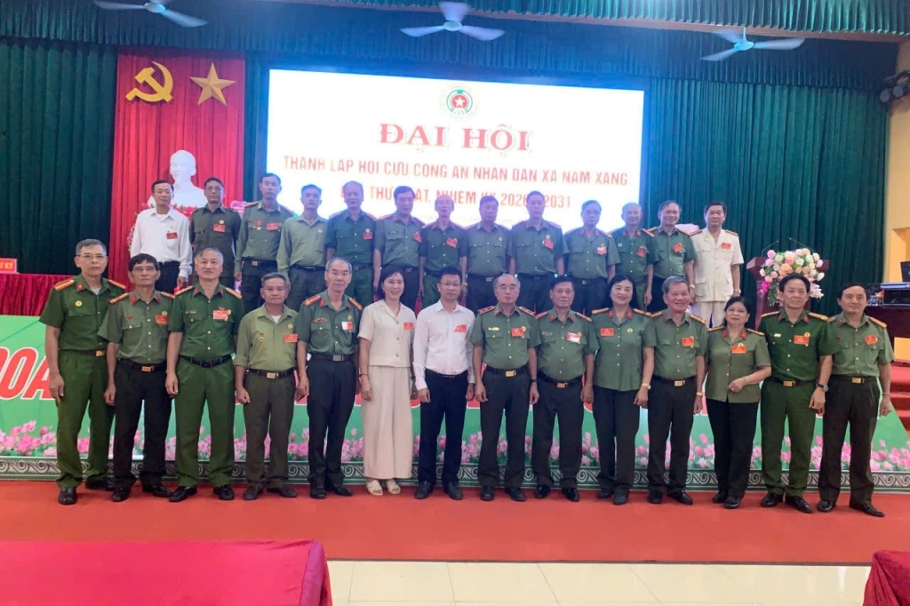 Ninh Bình: Thành lập Hội Cựu CAND xã Nam Xang, nhiệm kỳ 2026 - 2031