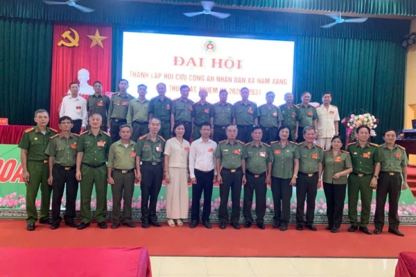 Ninh Bình: Thành lập Hội Cựu CAND xã Nam Xang, nhiệm kỳ 2026 - 2031