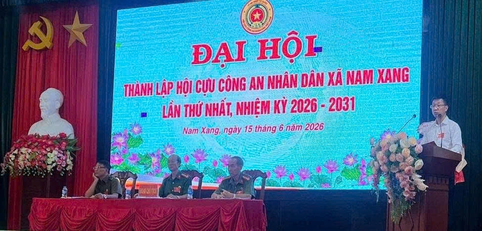 Ninh Bình: Thành lập Hội Cựu CAND xã Nam Xang, nhiệm kỳ 2026 - 2031