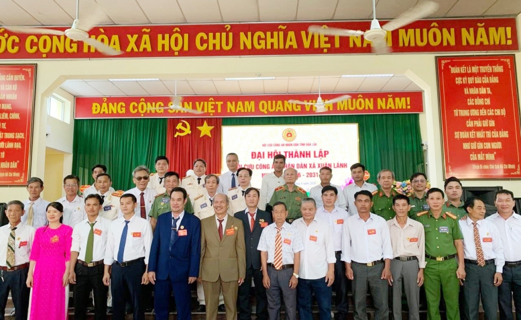 Đắk Lắk: Thành lập Hội Cựu CAND xã Xuân Lãnh, nhiệm kỳ 2026 - 2031