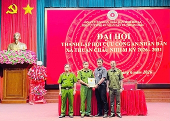 Sơn La: Thành lập Hội Cựu CAND xã Thuận Châu, nhiệm kỳ 2026 - 2031