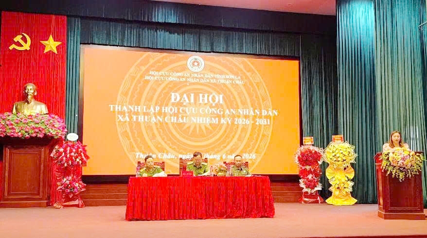 Sơn La: Thành lập Hội Cựu CAND xã Thuận Châu nhiệm kỳ 2026 - 2031