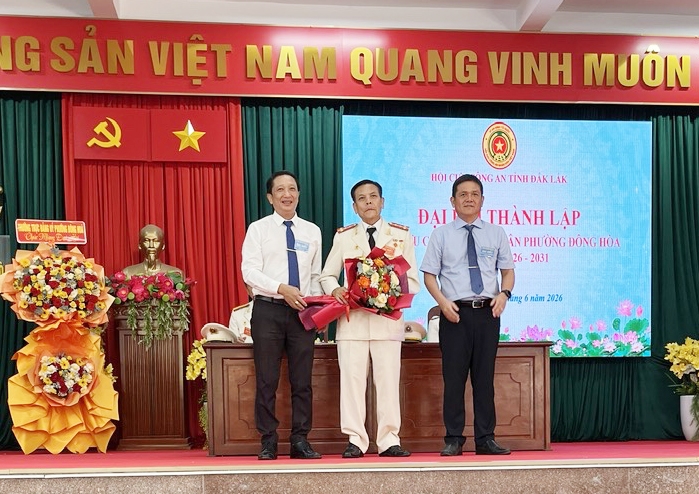 Đắk Lắk: Thành lập Hội Cựu CAND phường Đông Hòa, nhiệm kỳ 2026 - 2031